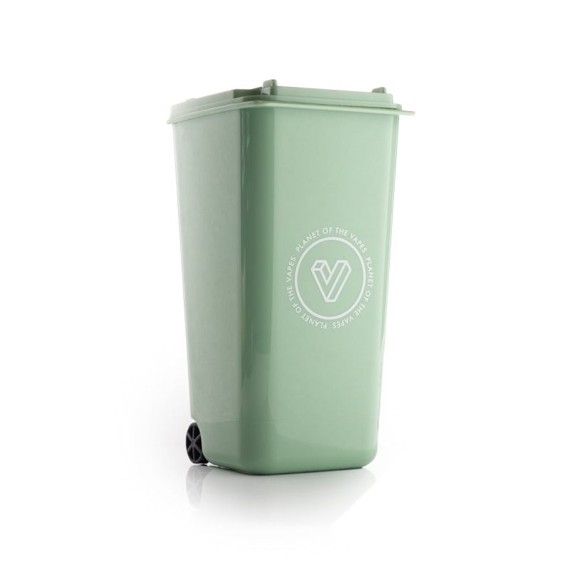 Trashcan green 1