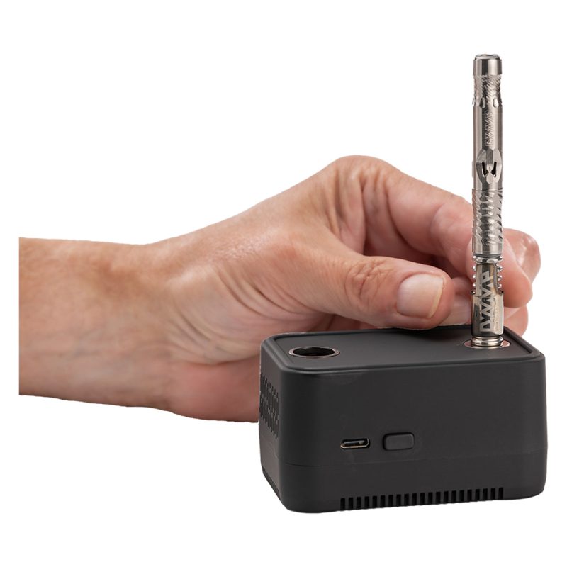 black shadow induction heater in hand view