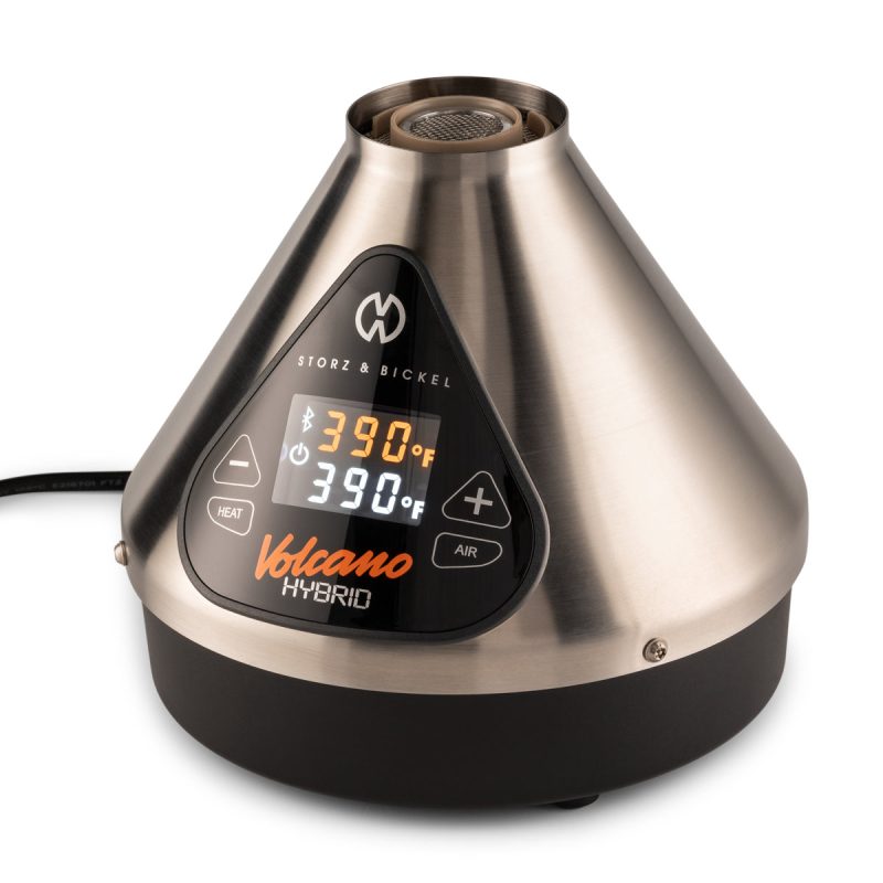 lightly used volcano hybrid vaporizer side view