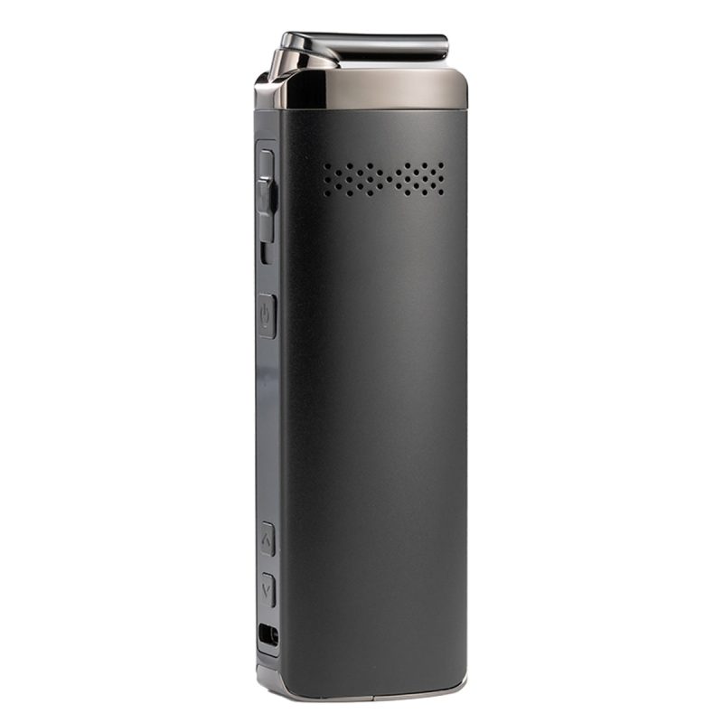 potv xmax starry v4 vaporizer black back view