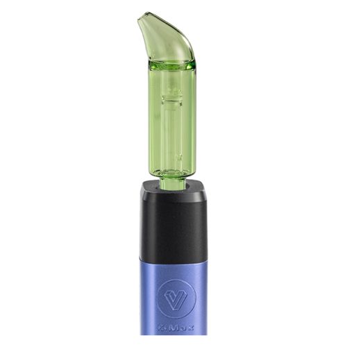 potv xmax v3 pro purple with curved mini bubbler green