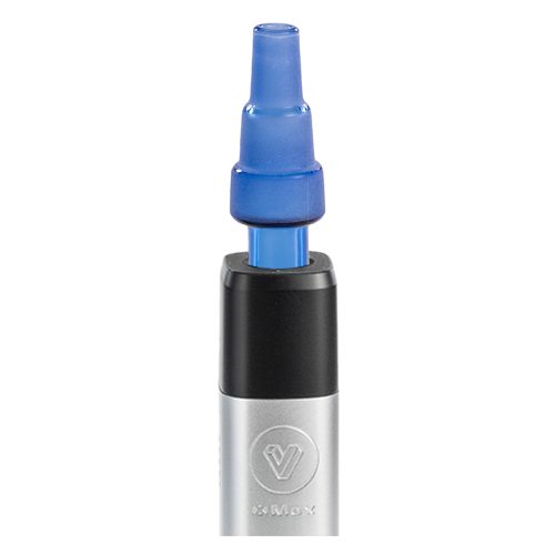 potv xmax v3 pro silver with water pipe adapter blue