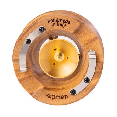 vapman vaporizer pure olive wood top view