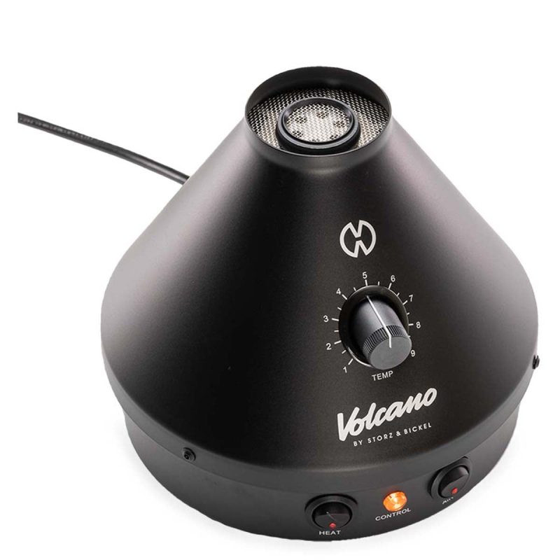 volcano classic onyx vaporizer by storz and bickel side view