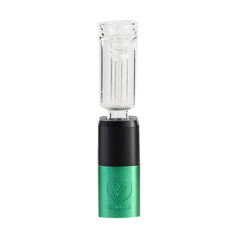 xmax v3 pro potv vaporizer green with mini bubbler