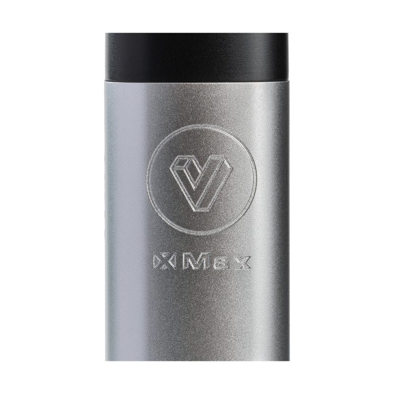 xmax v3 pro potv vaporizer silver with logo