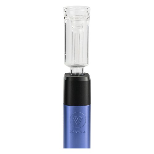 xmax v3 pro vaporizer purple mini bubbler close view